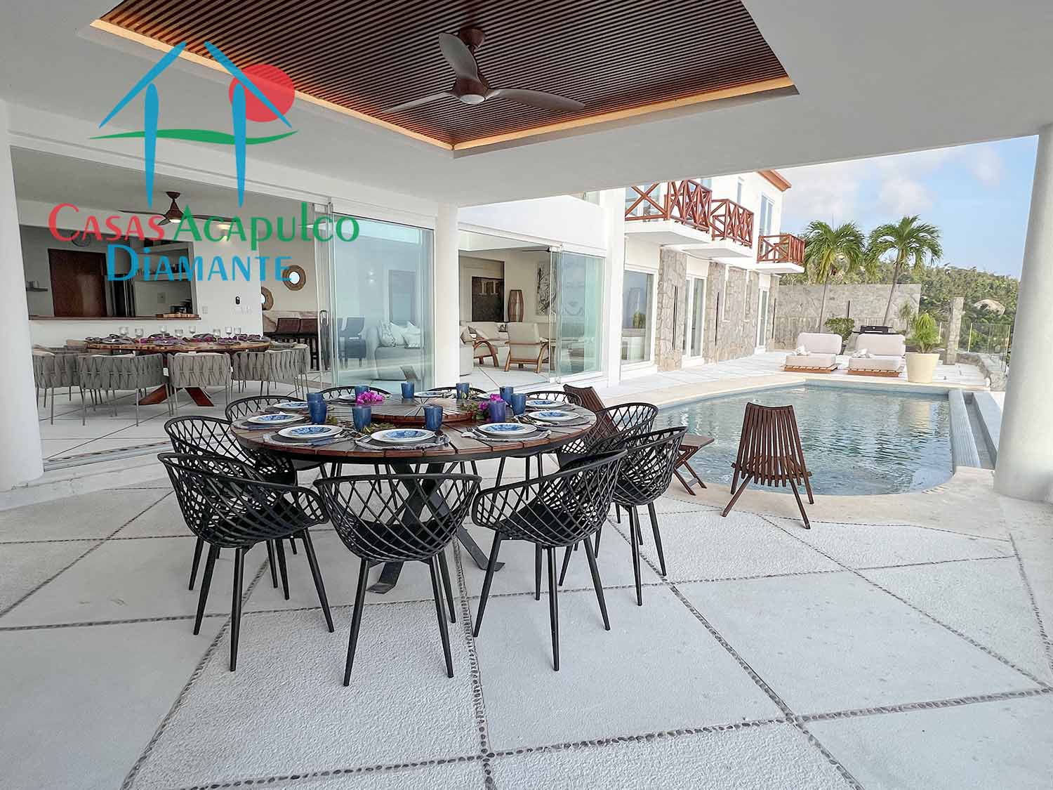 Brisas del Marqués Palmetto 9 Villa Frida - Terraza y alberca 7